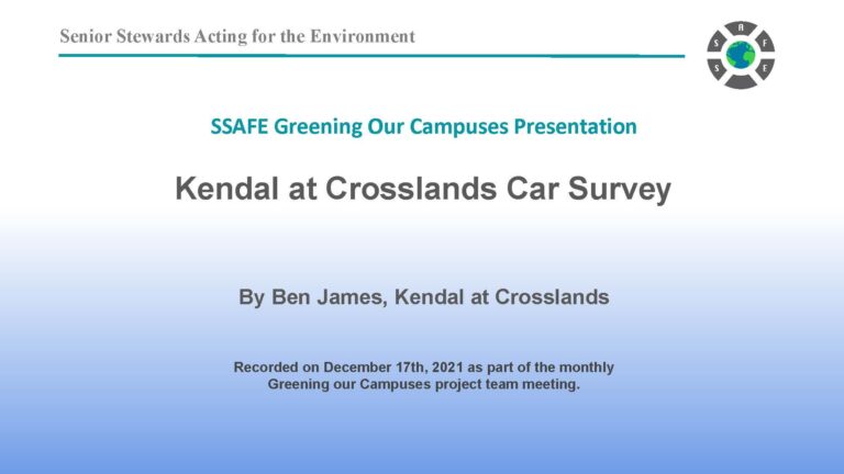 Car Survey for Energy Demand