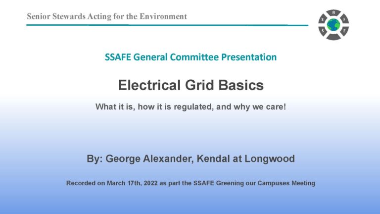 Electrical Grid Basics Video and Slides