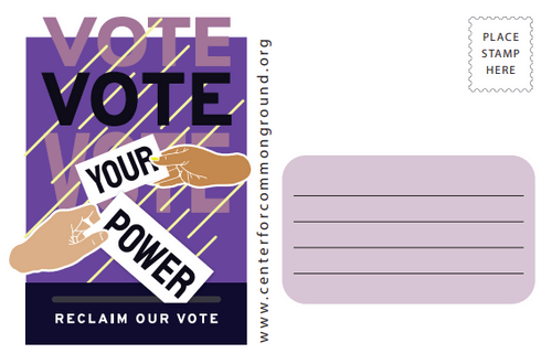 Voter Turnout Postcard