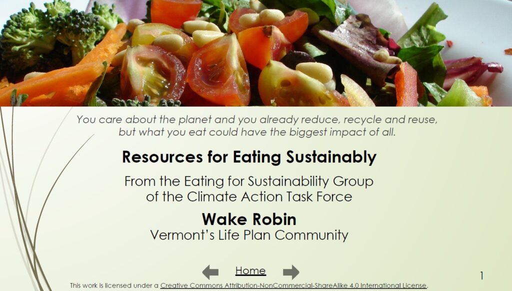 Case Study: Sustainable Food Program at Wake Robin